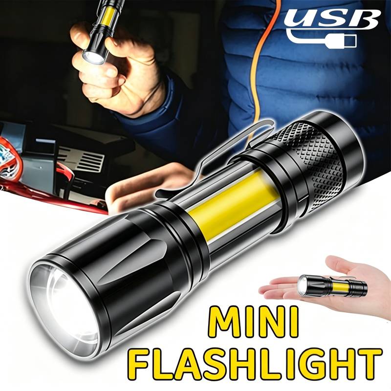 Mini LED Flashlight COB Floodl - Outdoor Lighting Lanterns のレビューと価格