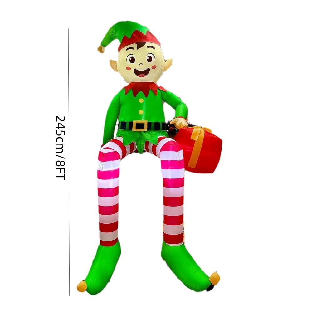 8FT Christmas Inflatables Sitt - Outdoor Lighting Manufacturers のレビューと価格