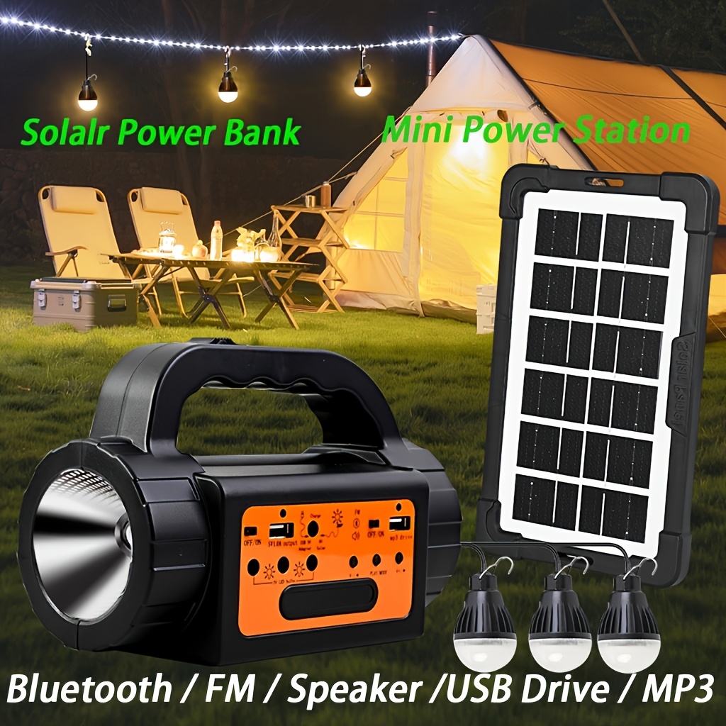 Solar Rechargeable Camping Lig - Outdoor Lighting Lanterns のレビューと価格