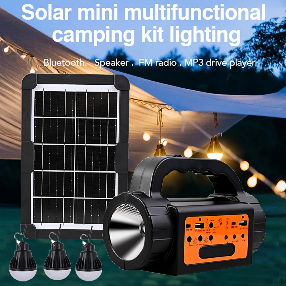 Solar Rechargeable Camping Lig - Outdoor Lighting Lanterns のレビューと価格