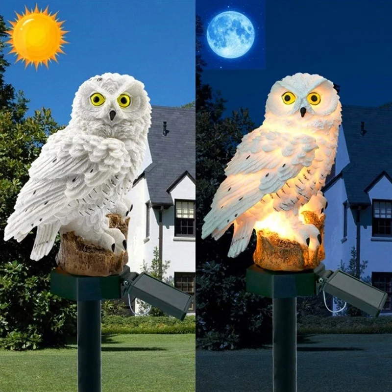 Solar Owl Statue Garden Light  - Outdoor Lighting Manufacturers のレビューと価格