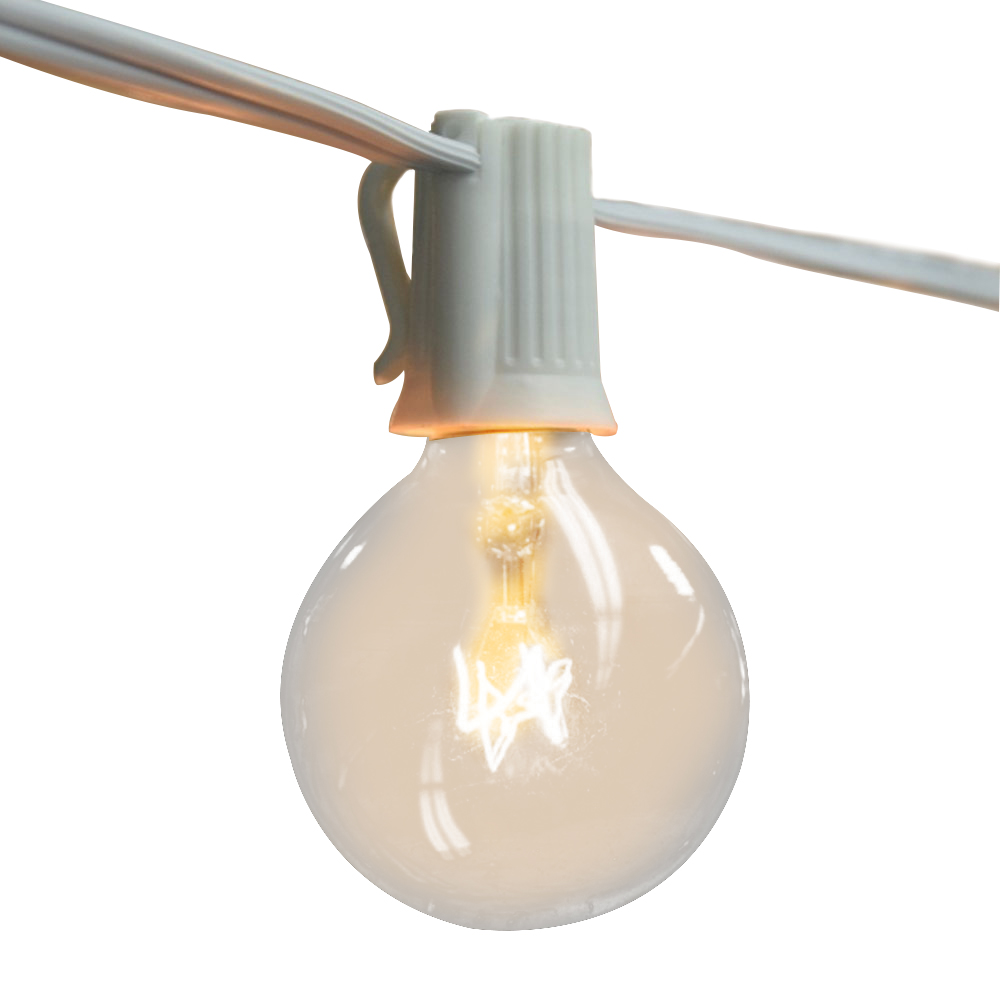 Vintage G40 Clear Bulb String  - Outdoor Lighting Socket のレビューと価格