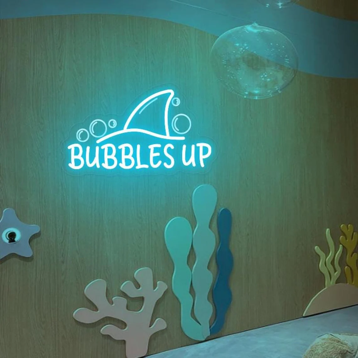 Bubbles Up Neon Sign, Tropical - Outdoor Lighting Quotes のレビューと価格