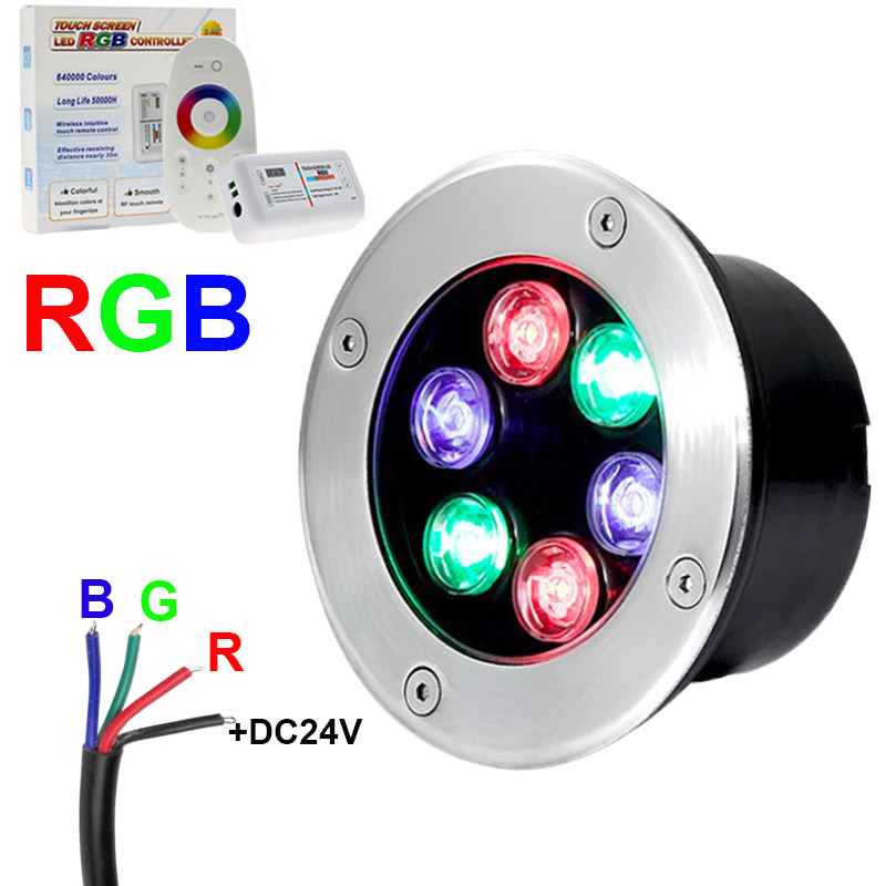4-wire RGB LED Underground Lig - Outdoor Lighting Underground Wiring のレビューと価格
