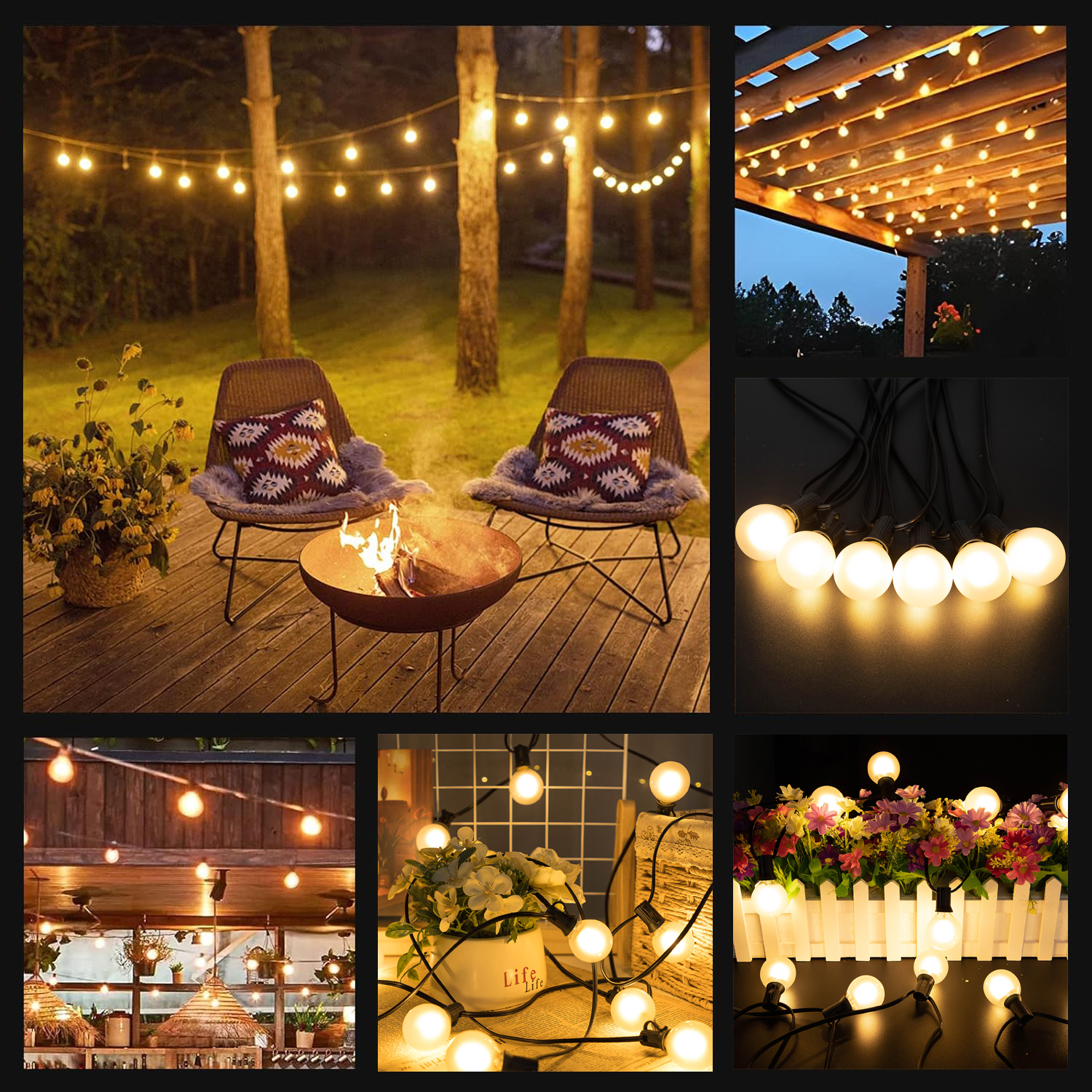 Retro Led G40 Street Garland L - Outdoor Lighting Socket のレビューと価格