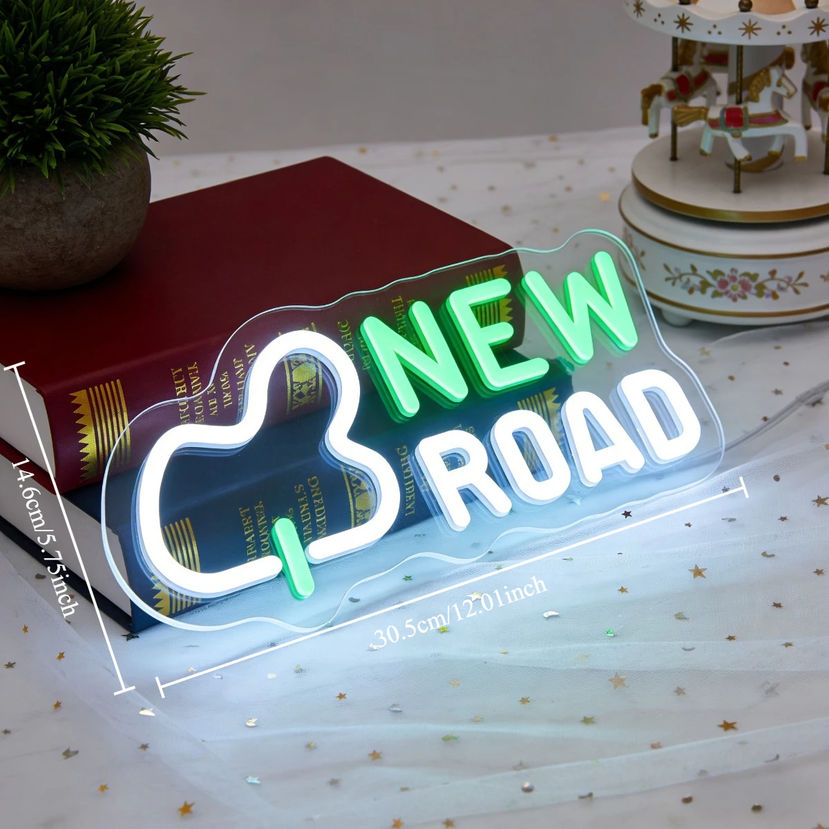 NEW ROAD Inspirational LED Neo - Outdoor Lighting Quotes のレビューと価格