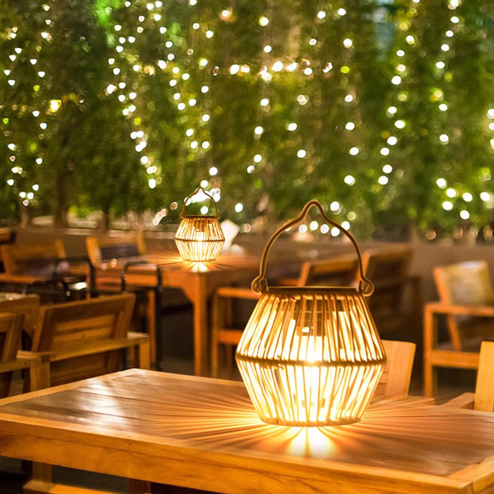 IP65 Waterproof Solar Rattan L - Outdoor Lighting Lanterns のレビューと価格