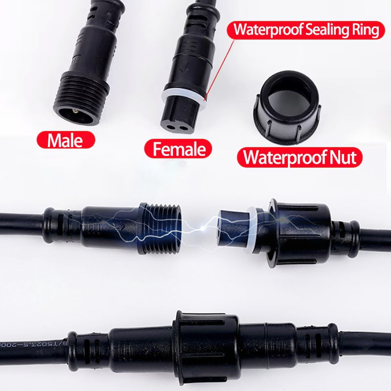 Waterproof Wire Connector Set  - Outdoor Lighting Socket のレビューと価格