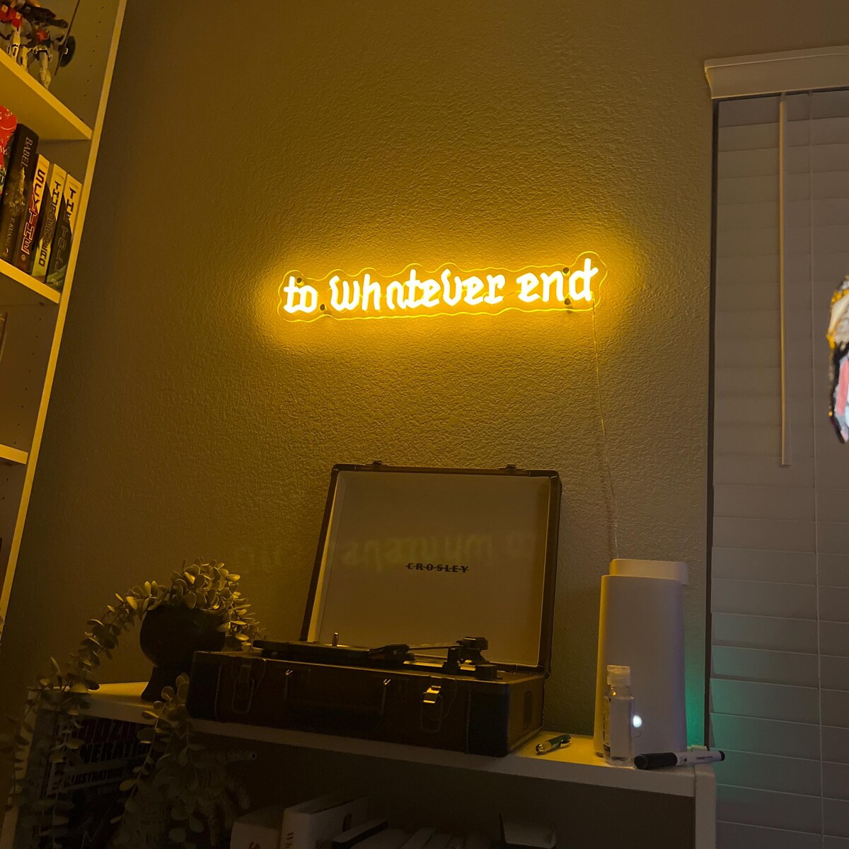 To Whatever End Neon Sign: ACO - Outdoor Lighting Quotes のレビューと価格
