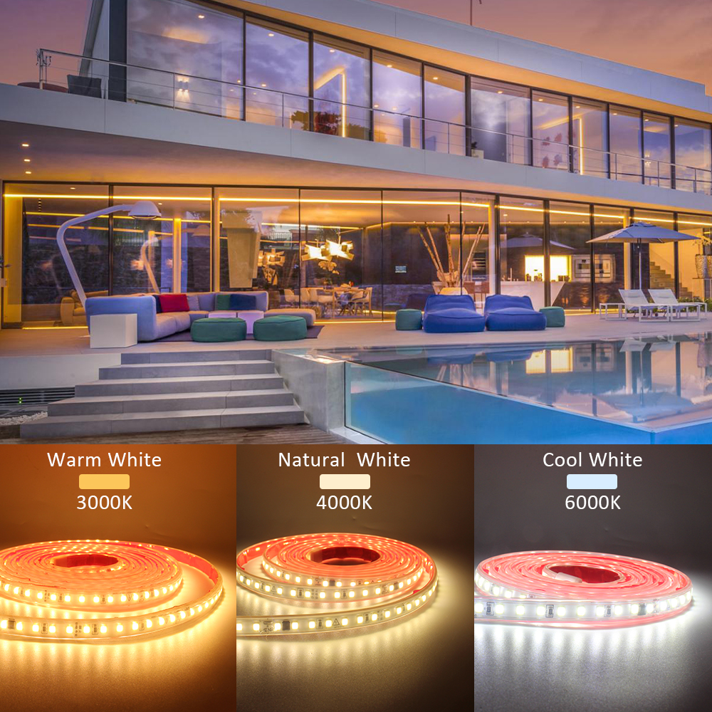 220V IP68 Waterproof 120LEDs/m - Outdoor Lighting Socket のレビューと価格