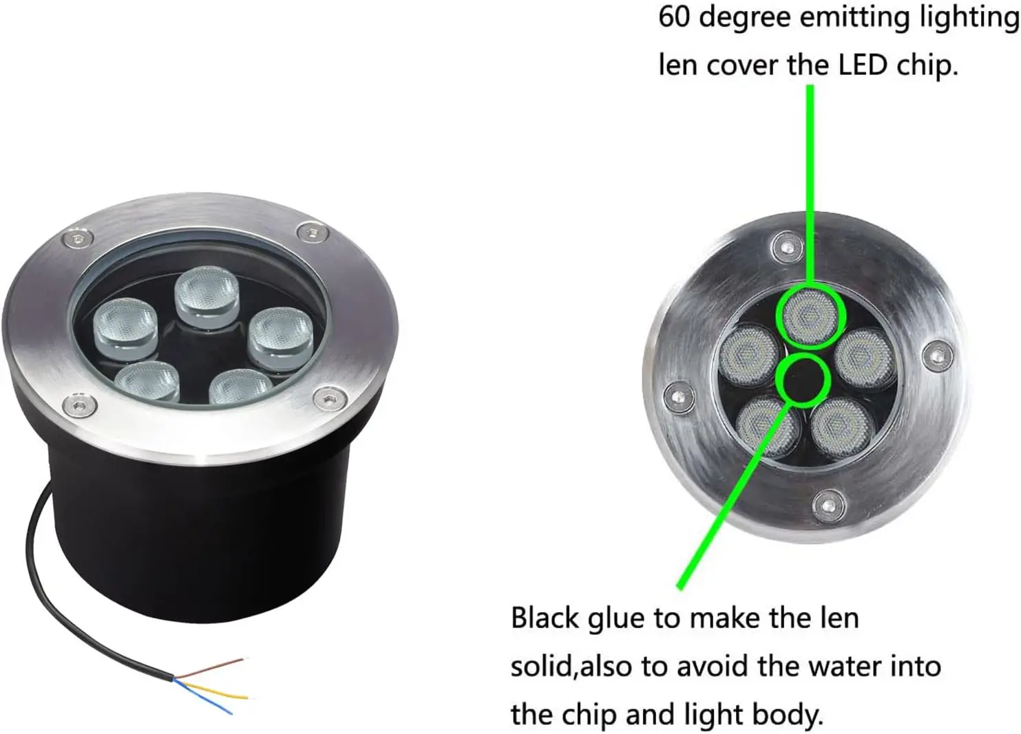 Outdoor Recessed Pathway Light - Outdoor Lighting Underground Wiring のレビューと価格