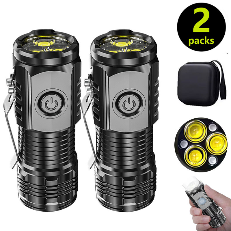 Mini 3LED Flashlight With Pen  - Outdoor Lighting Quality のレビューと価格