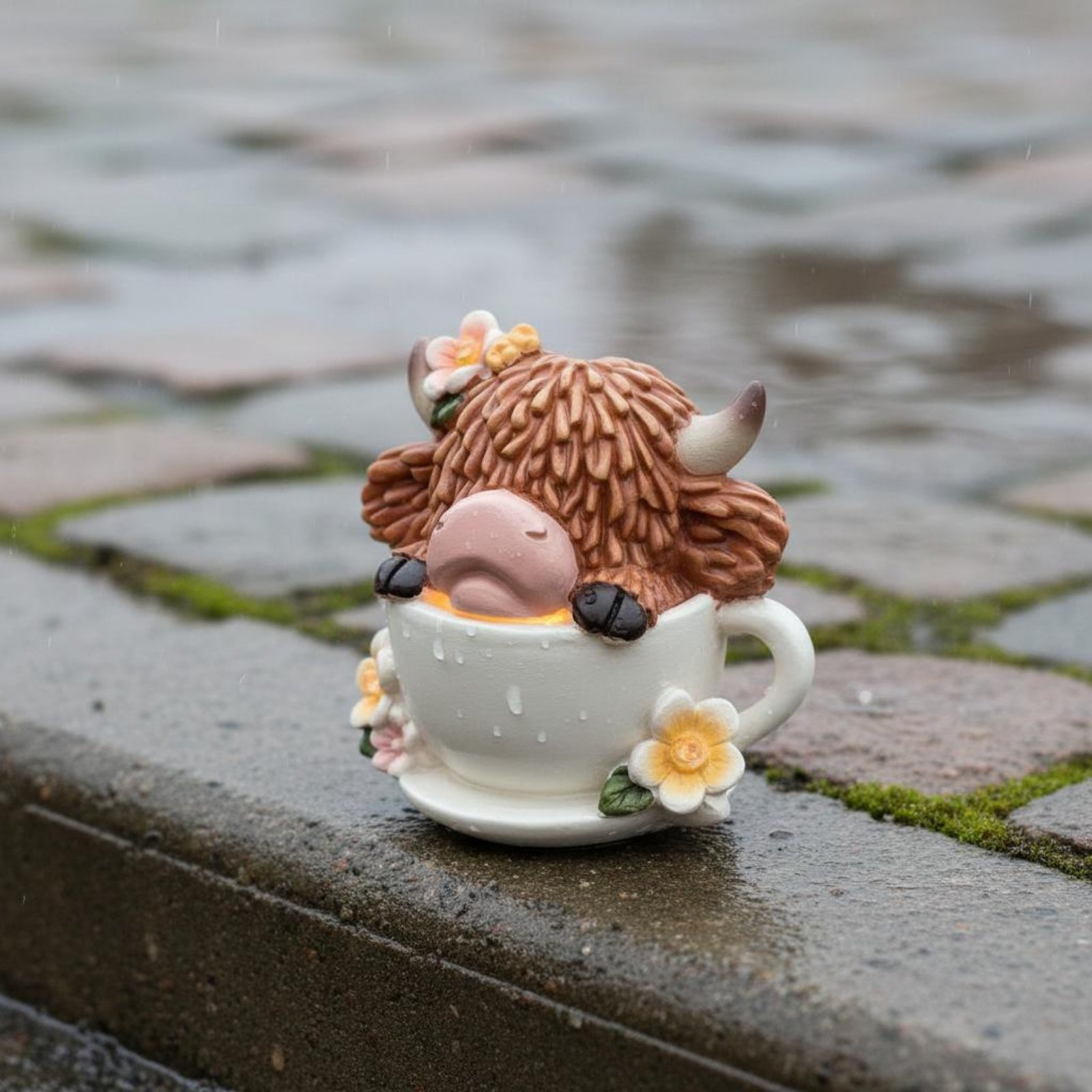 Highland Cow Garden Light Resi - Outdoor Lighting Modern のレビューと価格