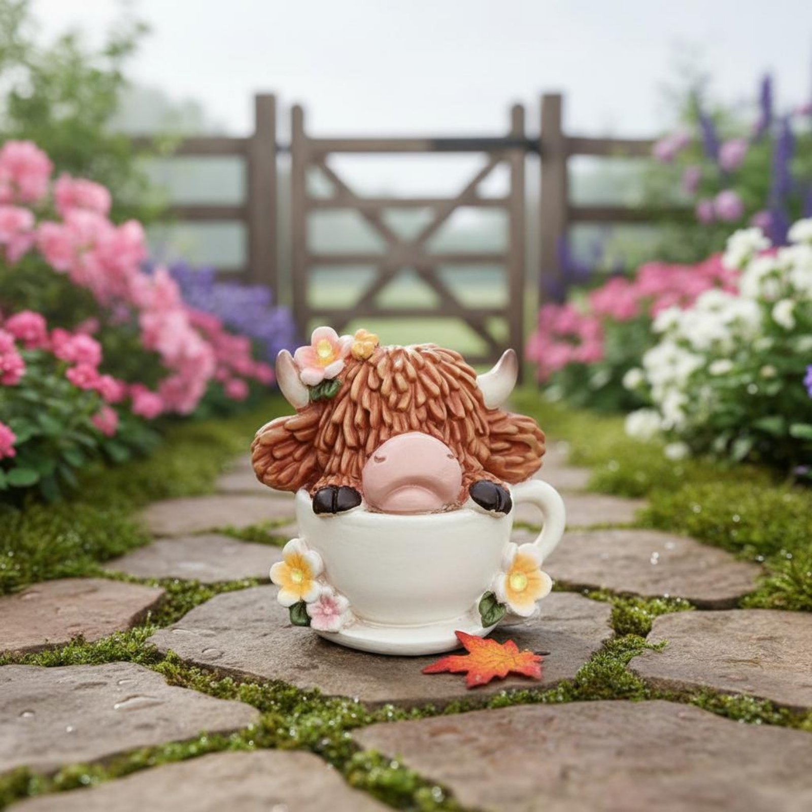 Highland Cow Garden Light Resi - Outdoor Lighting Modern のレビューと価格