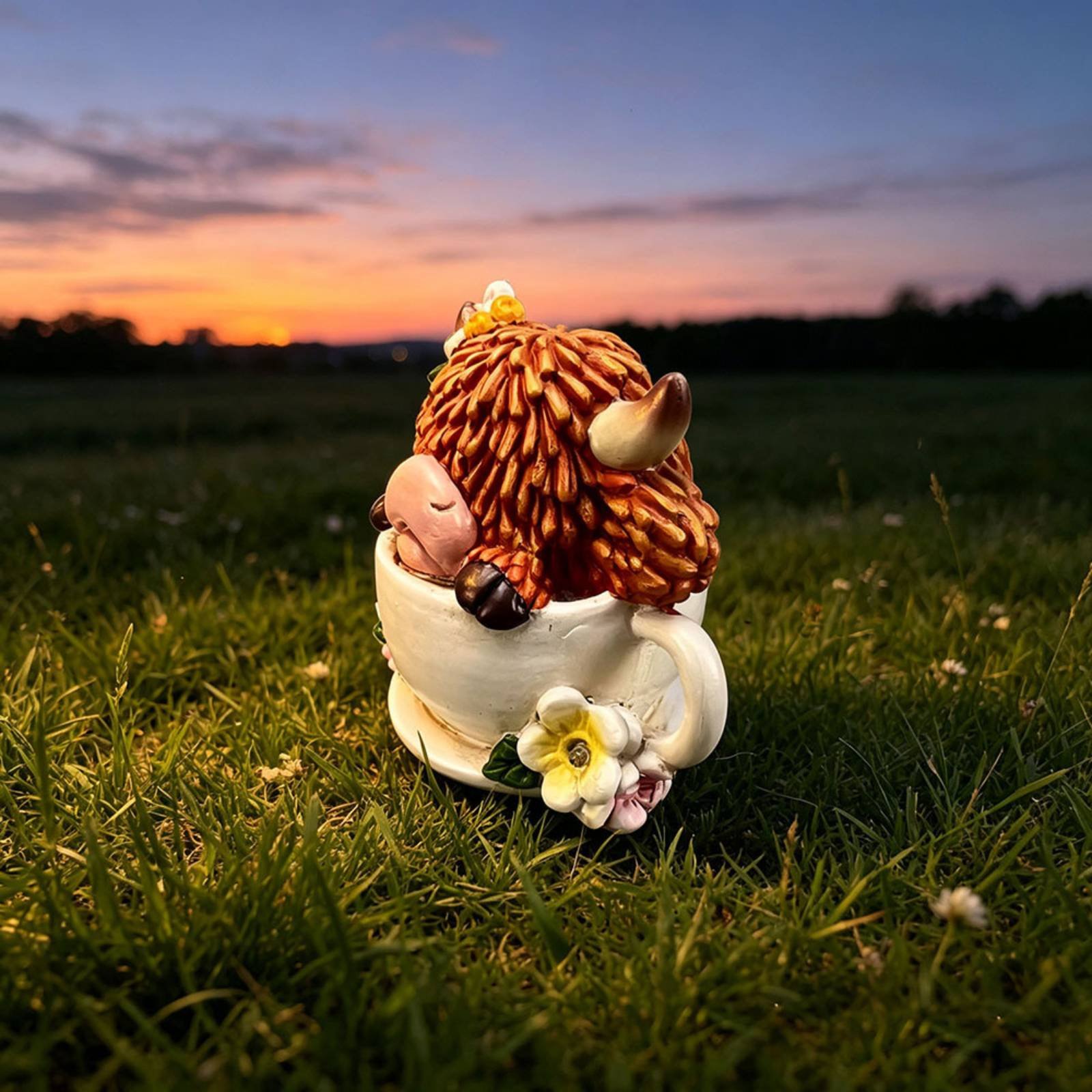 Highland Cow Garden Light Resi - Outdoor Lighting Modern のレビューと価格