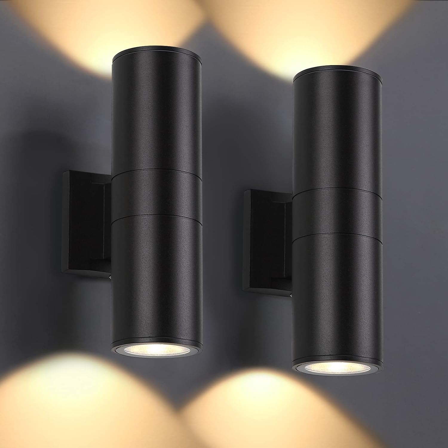 Outdoor Wall Lights 2 Pack, In - Outdoor Lighting Up And Down のレビューと価格