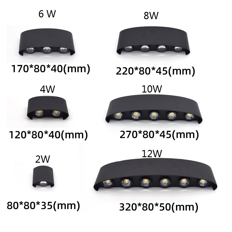 Modern Led Wall Lamp Outdoor S - Outdoor Lighting Up And Down のレビューと価格
