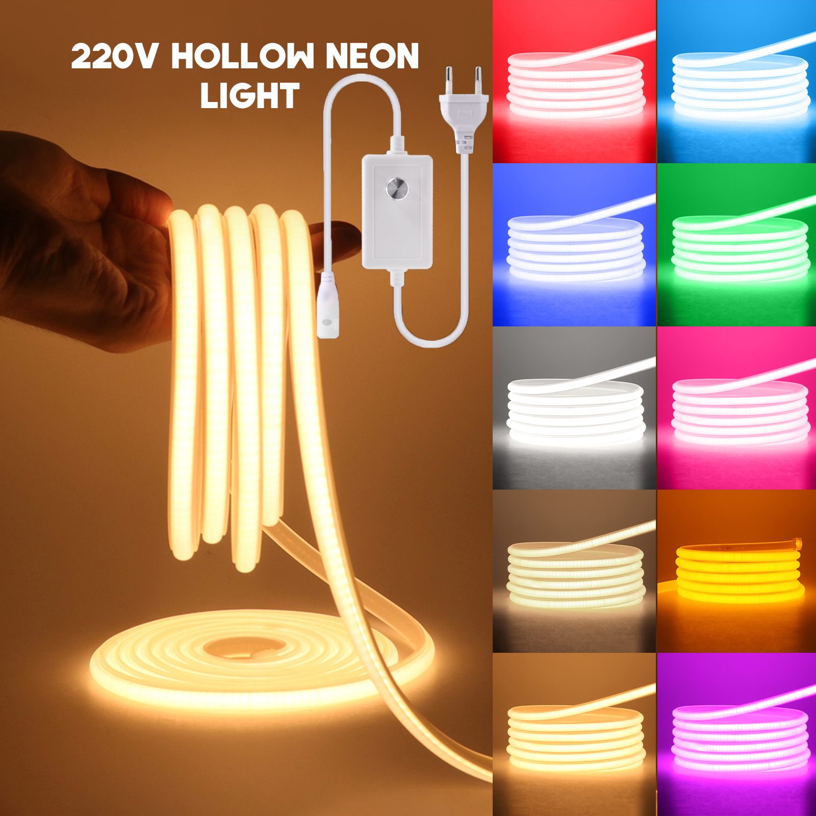 Dimmable COB LED Strip Light 2 - Outdoor Lighting Socket のレビューと価格